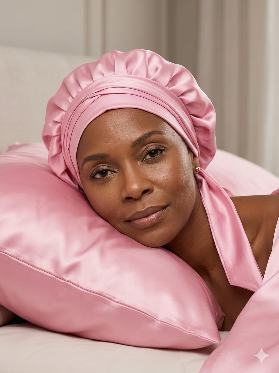 Pink Pearl Satin Sleep Set