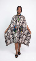 Kween Luxe Artisan Abstract Kaftan