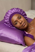 Royal Amethyst Satin Sleep Set