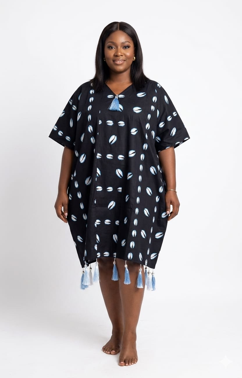 Kween Luxe Azure Tassel Tunic