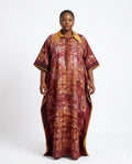 Burgundy Heritage Kaftan