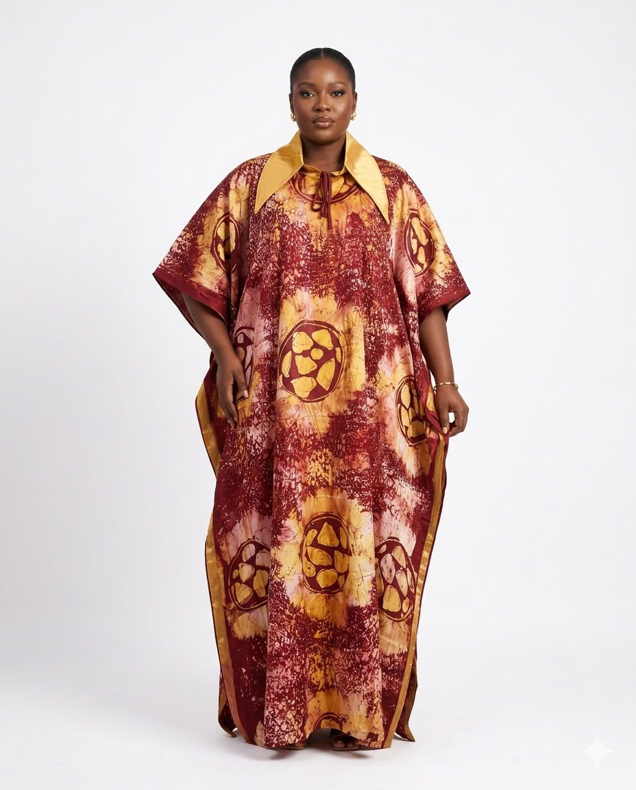 Sunset Batik Kaftan